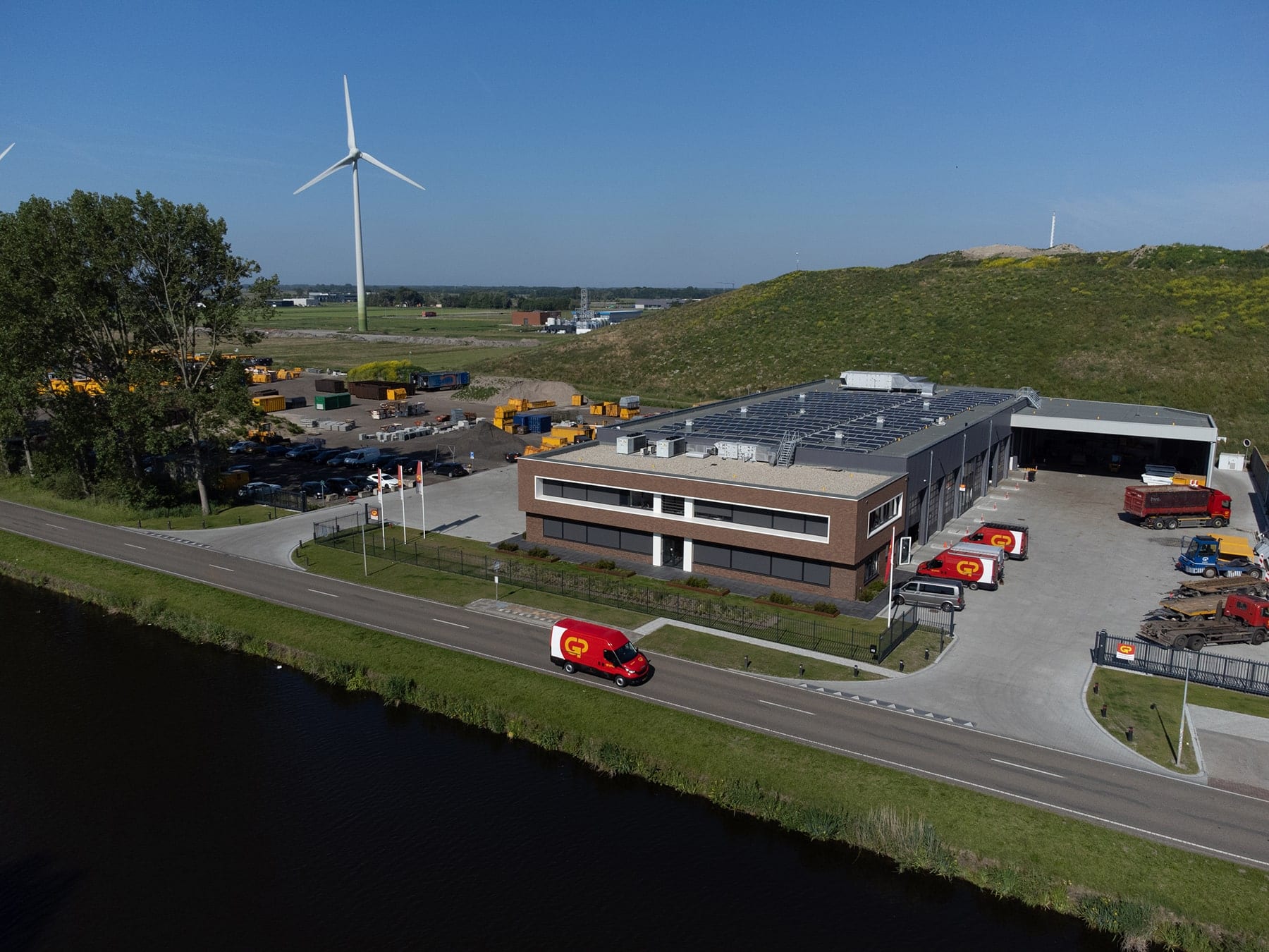 Kantoor GP Groot infrarealisatie
